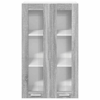 Armadio pensile con porta Grigio Sonoma 60 x 31 x 100 cm | homemem39