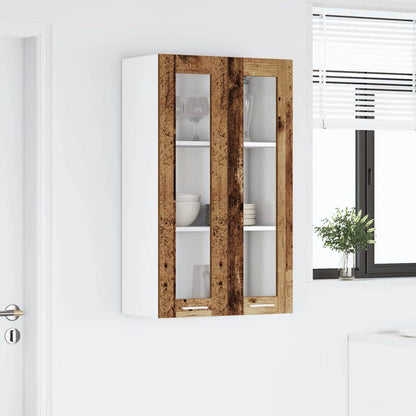 Armadio pensile con porta Legno vecchio 60 x 31 x 100 cm | homemem39