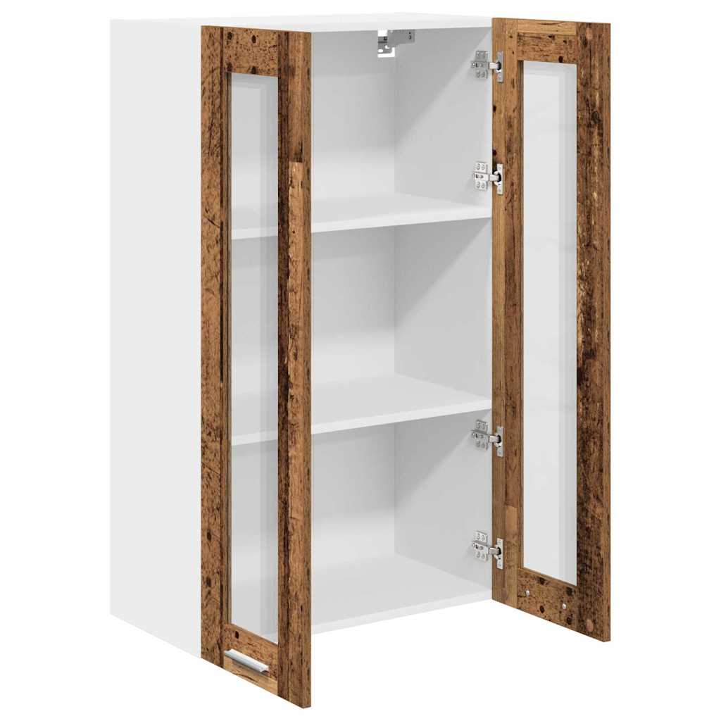 Armadio pensile con porta Legno vecchio 60 x 31 x 100 cm | homemem39
