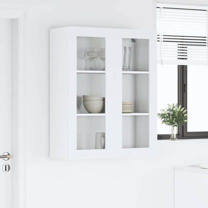 Armadio pensile Bianco 80 x 31 x 100 cm Legno multistrato | homemem39