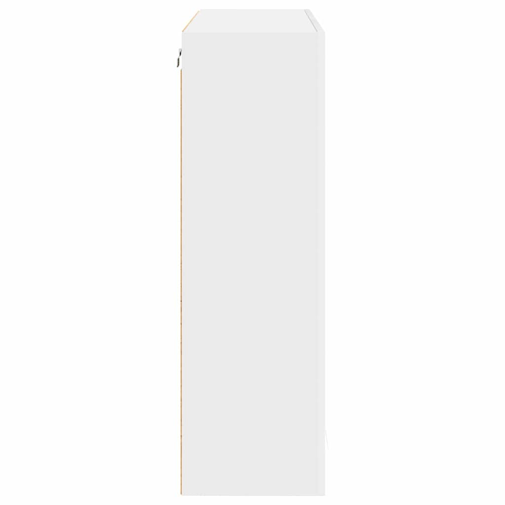 Armadio pensile Bianco 80 x 31 x 100 cm Legno multistrato | homemem39