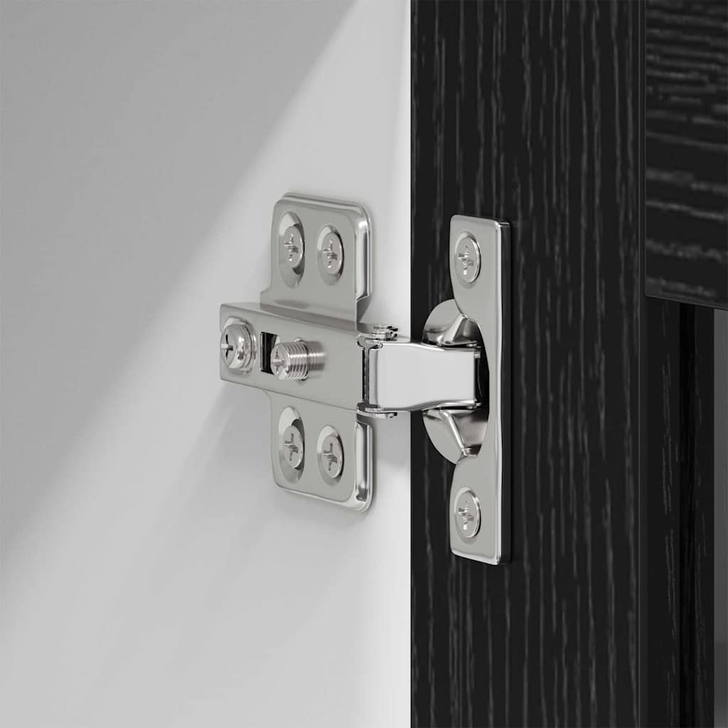 Armadio pensile Rovere Nero 80 x 31 x 100 cm Legno multistrato | homemem39