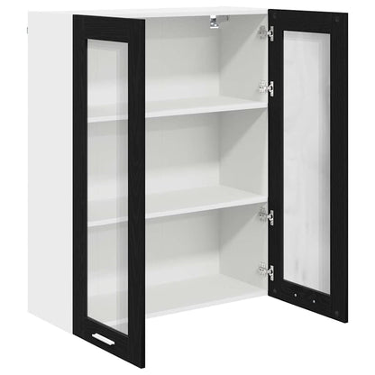 Armadio pensile Rovere Nero 80 x 31 x 100 cm Legno multistrato | homemem39