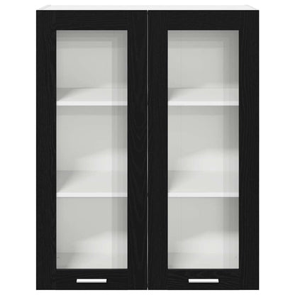 Armadio pensile Rovere Nero 80 x 31 x 100 cm Legno multistrato | homemem39
