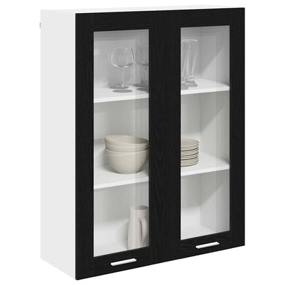 Armadio pensile Rovere Nero 80 x 31 x 100 cm Legno multistrato | homemem39