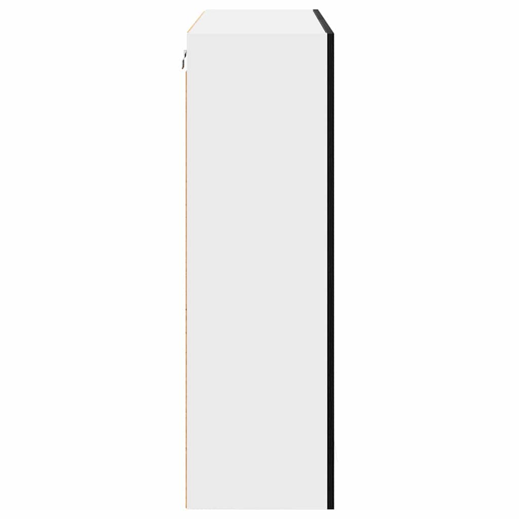 Armadio pensile Rovere Nero 80 x 31 x 100 cm Legno multistrato | homemem39