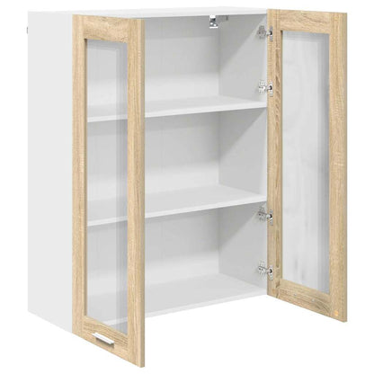 Armadio pensile con porta Rovere Sonoma 80 x 31 x 100 cm | homemem39