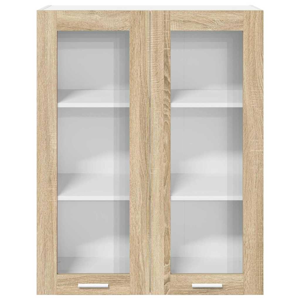 Armadio pensile con porta Rovere Sonoma 80 x 31 x 100 cm | homemem39