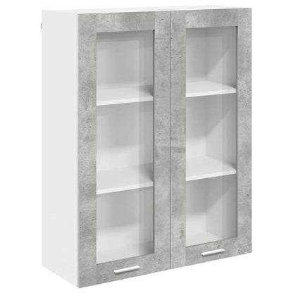 Armadio pensile con porta Grigio cemento 80 x 31 x 100 cm | homemem39