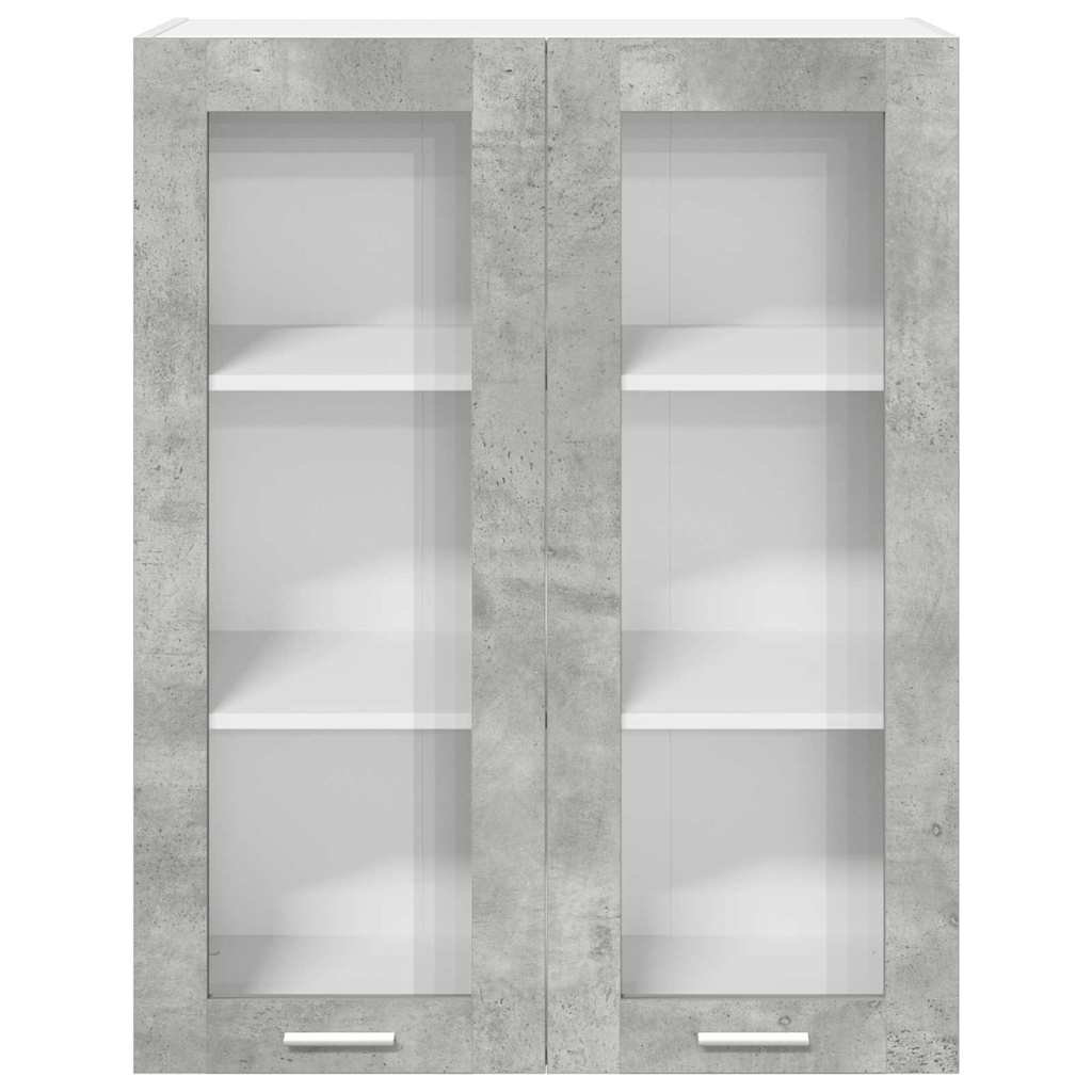 Armadio pensile con porta Grigio cemento 80 x 31 x 100 cm | homemem39