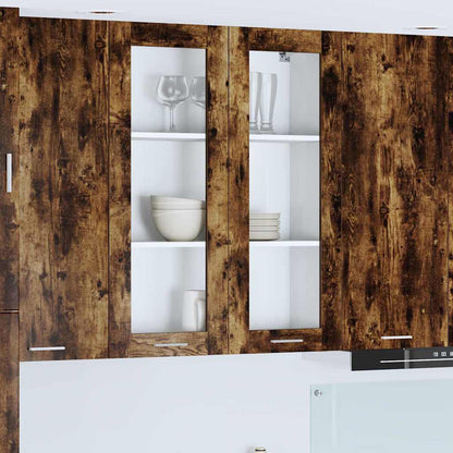 Armadio pensile Rovere fumé 80 x 31 x 100 cm Legno multistrato | homemem39