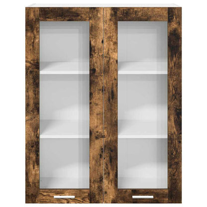 Armadio pensile Rovere fumé 80 x 31 x 100 cm Legno multistrato | homemem39