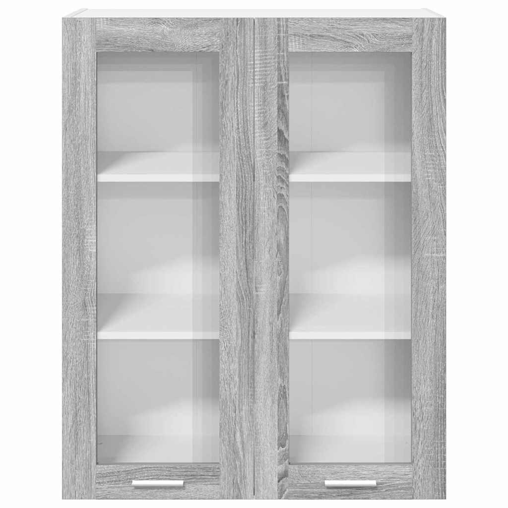 Armadio pensile con porta Grigio Sonoma 80 x 31 x 100 cm | homemem39