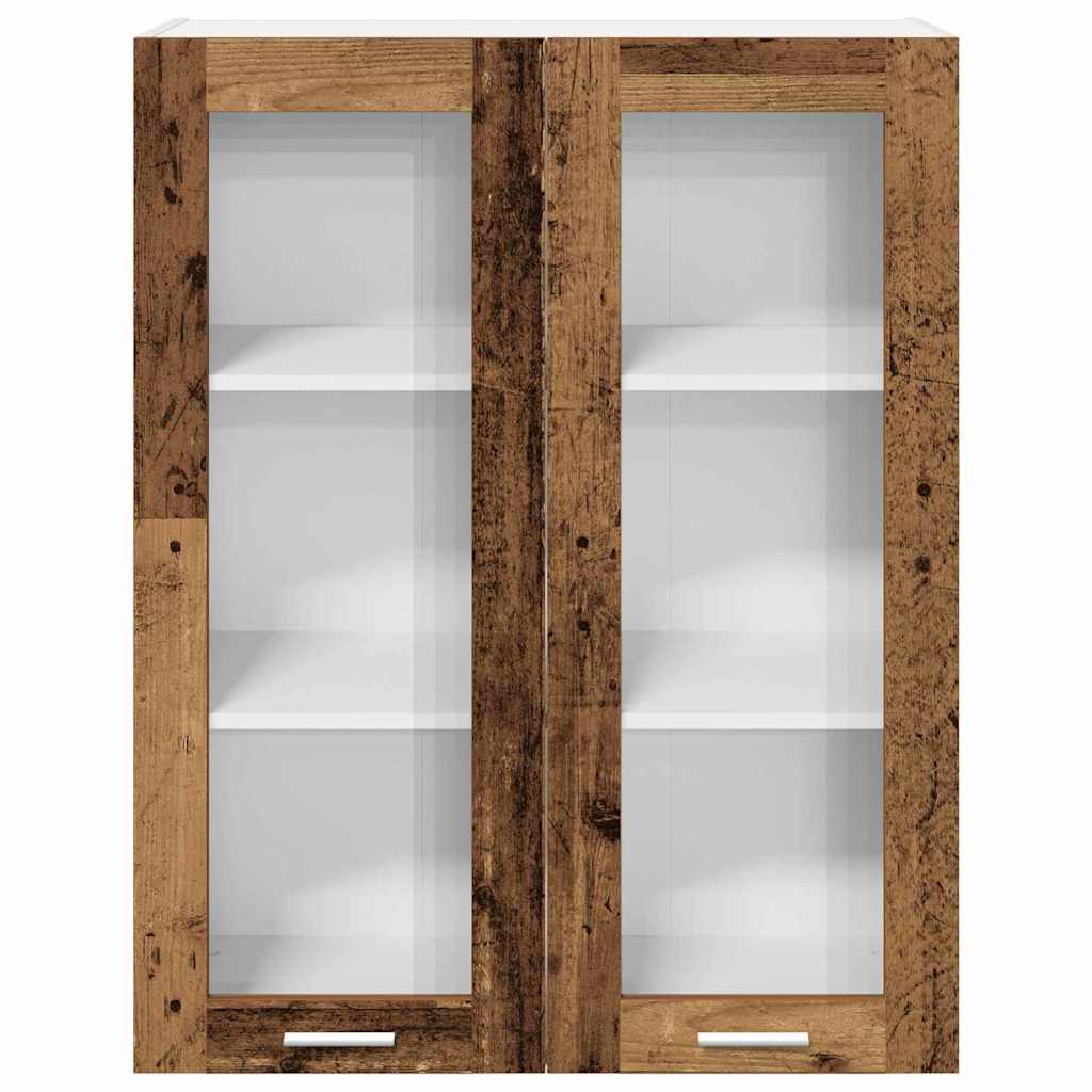Armadio pensile con porta Legno vecchio 80 x 31 x 100 cm | homemem39