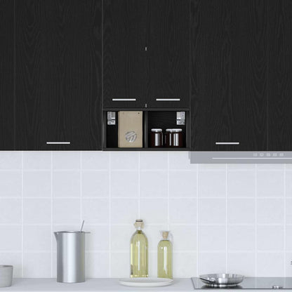 Armadio pensile Rovere Nero 20 x 29,5 x 40 cm Legno multistrato | homemem39