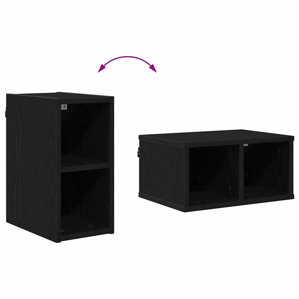 Armadio pensile Rovere Nero 20 x 29,5 x 40 cm Legno multistrato | homemem39