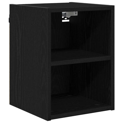 Armadio pensile Rovere Nero 30 x 29,5 x 40 cm Legno multistrato | homemem39