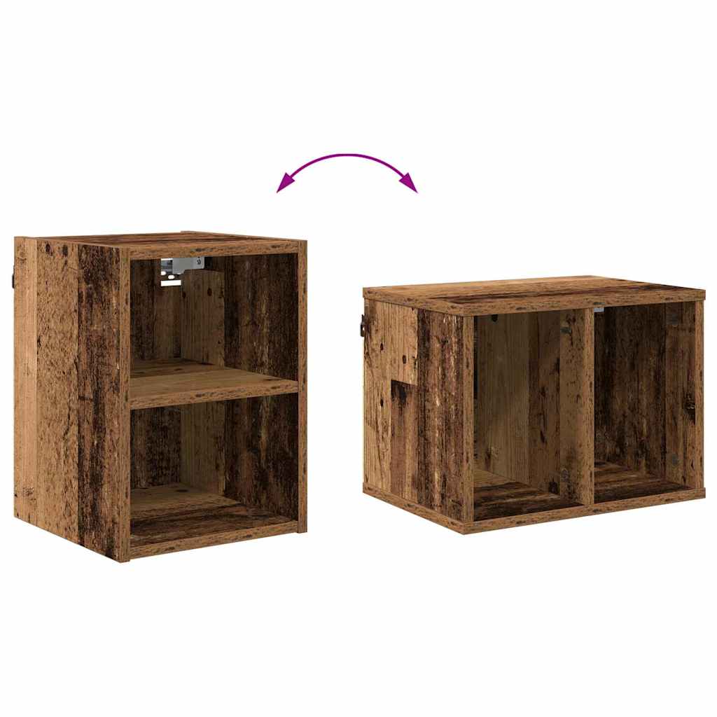 Armadio pensile Legno vecchio 30 x 29,5 x 40 cm | homemem39