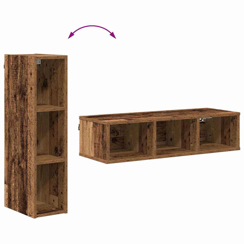 Armadio pensile Legno vecchio 20 x 29,5 x 80 cm | homemem39