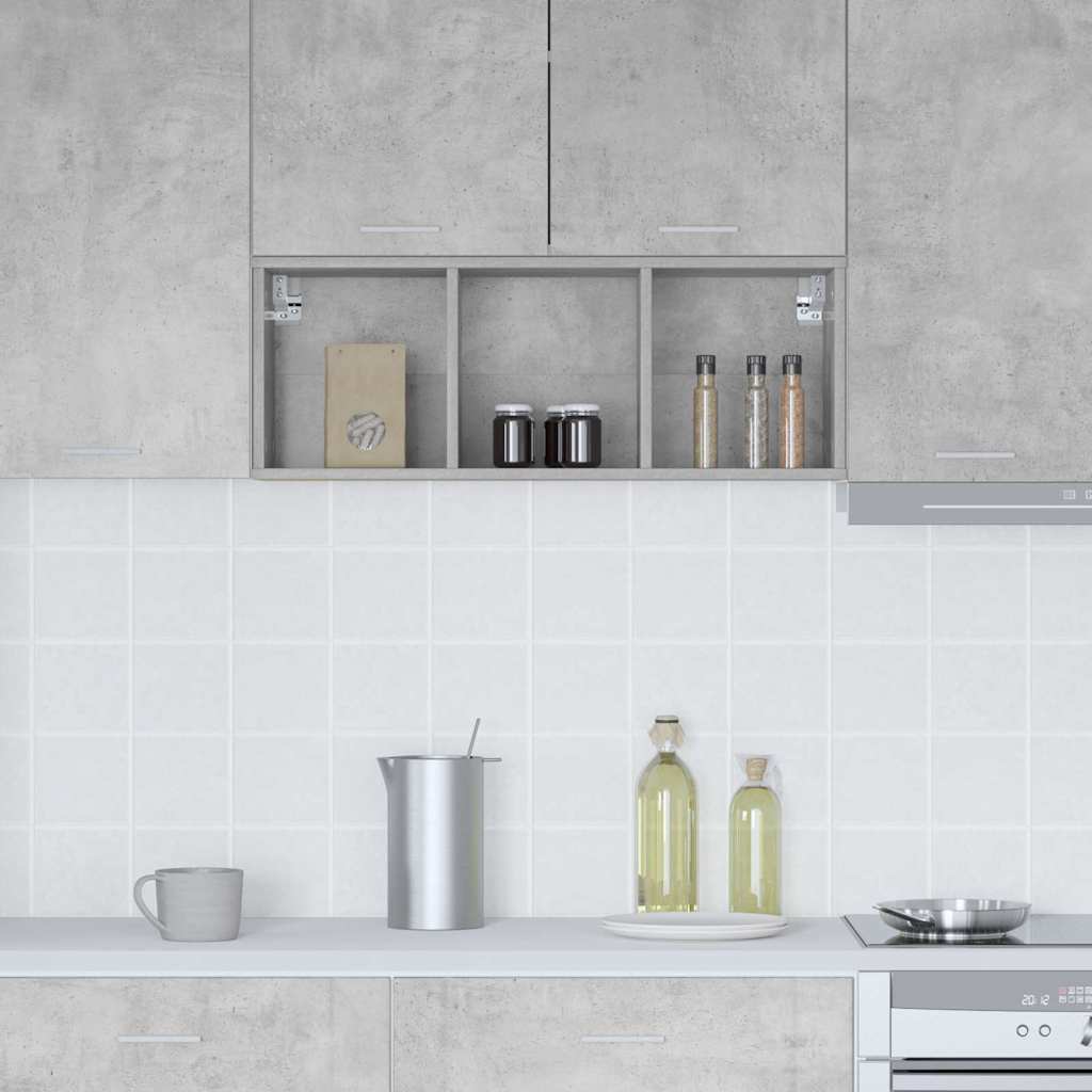 Armadio pensile Grigio cemento 30 x 29,5 x 80 cm | homemem39