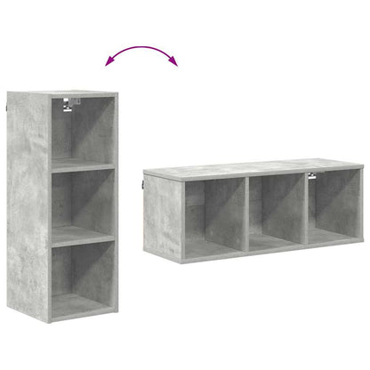 Armadio pensile Grigio cemento 30 x 29,5 x 80 cm | homemem39