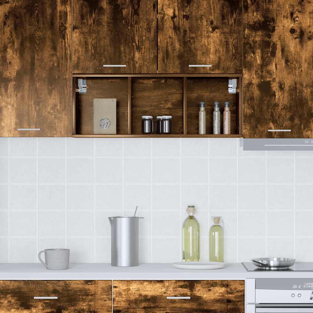 Armadio pensile Rovere fumé 30 x 29,5 x 80 cm Legno multistrato | homemem39