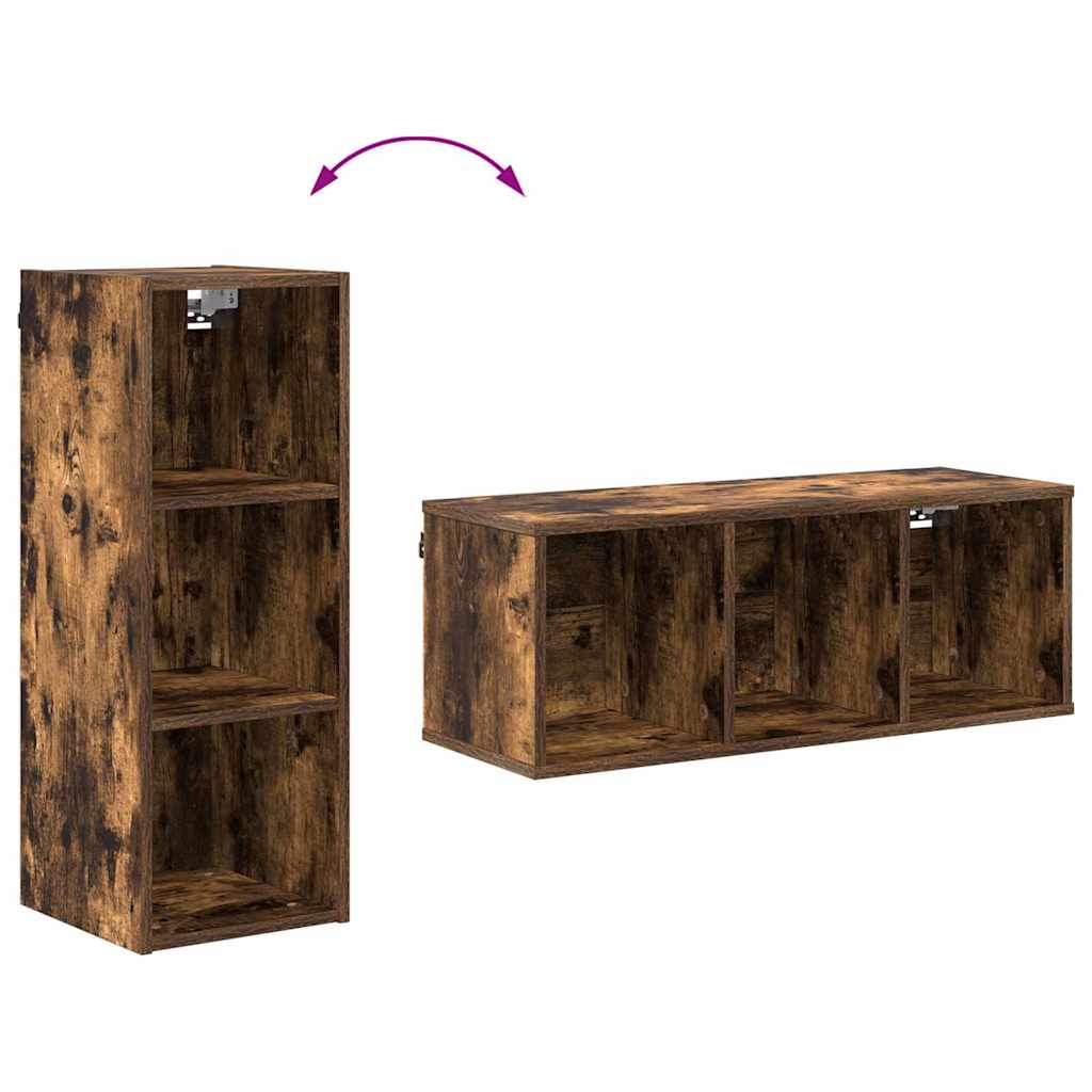 Armadio pensile Rovere fumé 30 x 29,5 x 80 cm Legno multistrato | homemem39