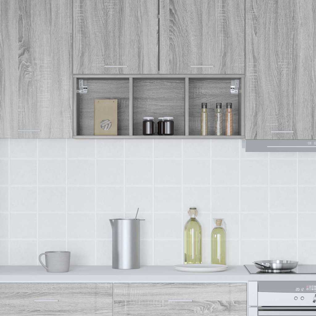 Armadio pensile Grigio Sonoma 30 x 29,5 x 80 cm | homemem39