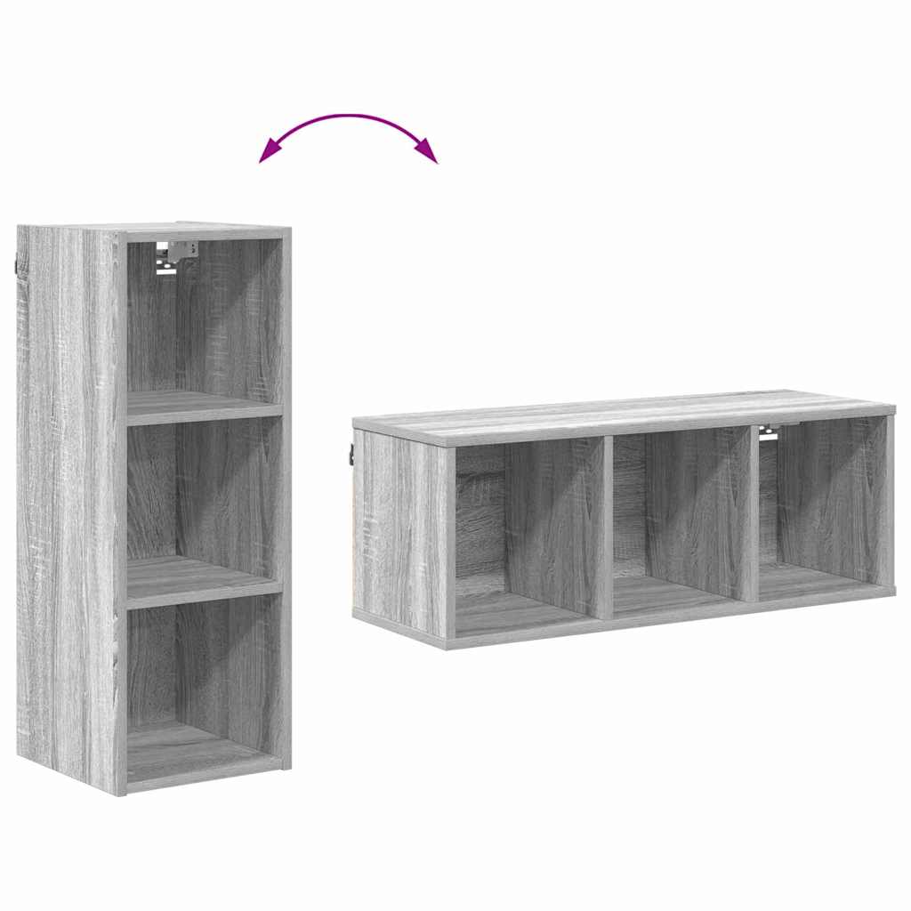 Armadio pensile Grigio Sonoma 30 x 29,5 x 80 cm | homemem39