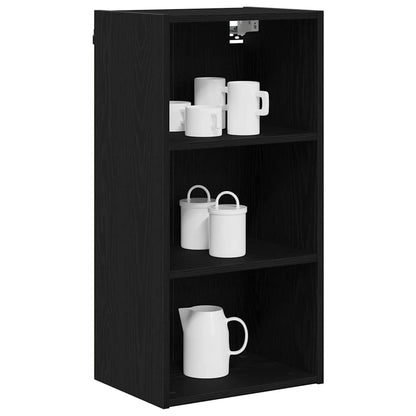 Armadio pensile Rovere Nero 40 x 29,5 x 80 cm Legno multistrato | homemem39