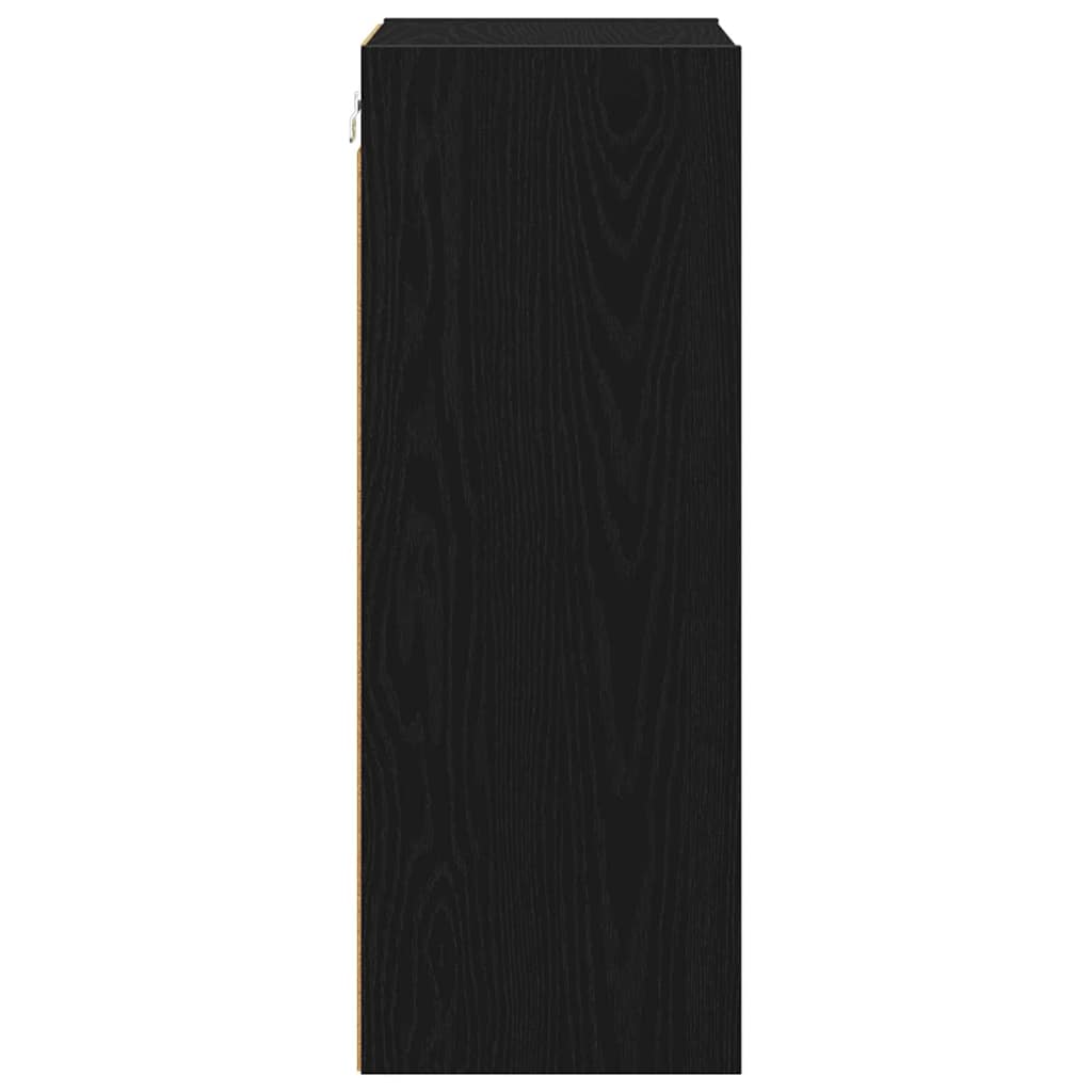 Armadio pensile Rovere Nero 40 x 29,5 x 80 cm Legno multistrato | homemem39