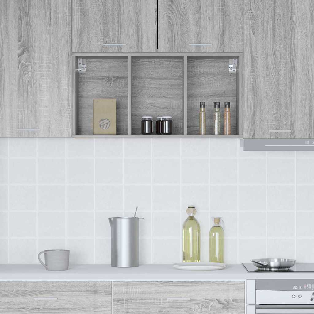 Armadio pensile Grigio Sonoma 40 x 29,5 x 80 cm | homemem39