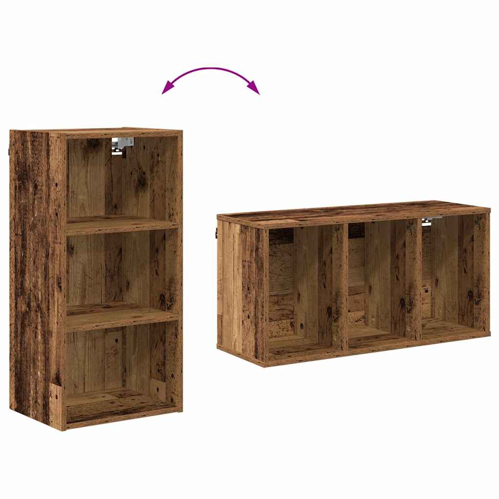 Armadio pensile Legno vecchio 40 x 29,5 x 80 cm | homemem39