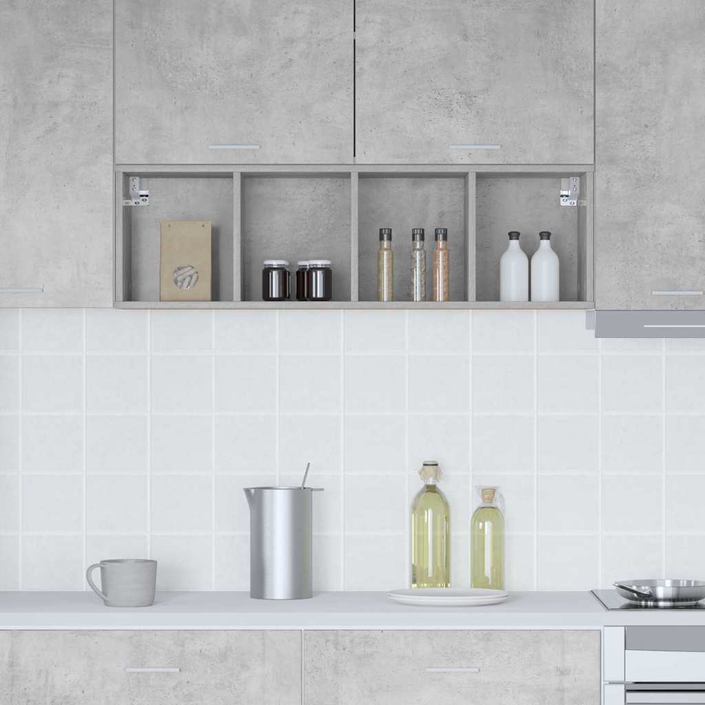 Armadio pensile Grigio cemento 30 x 29,5 x 100 cm | homemem39