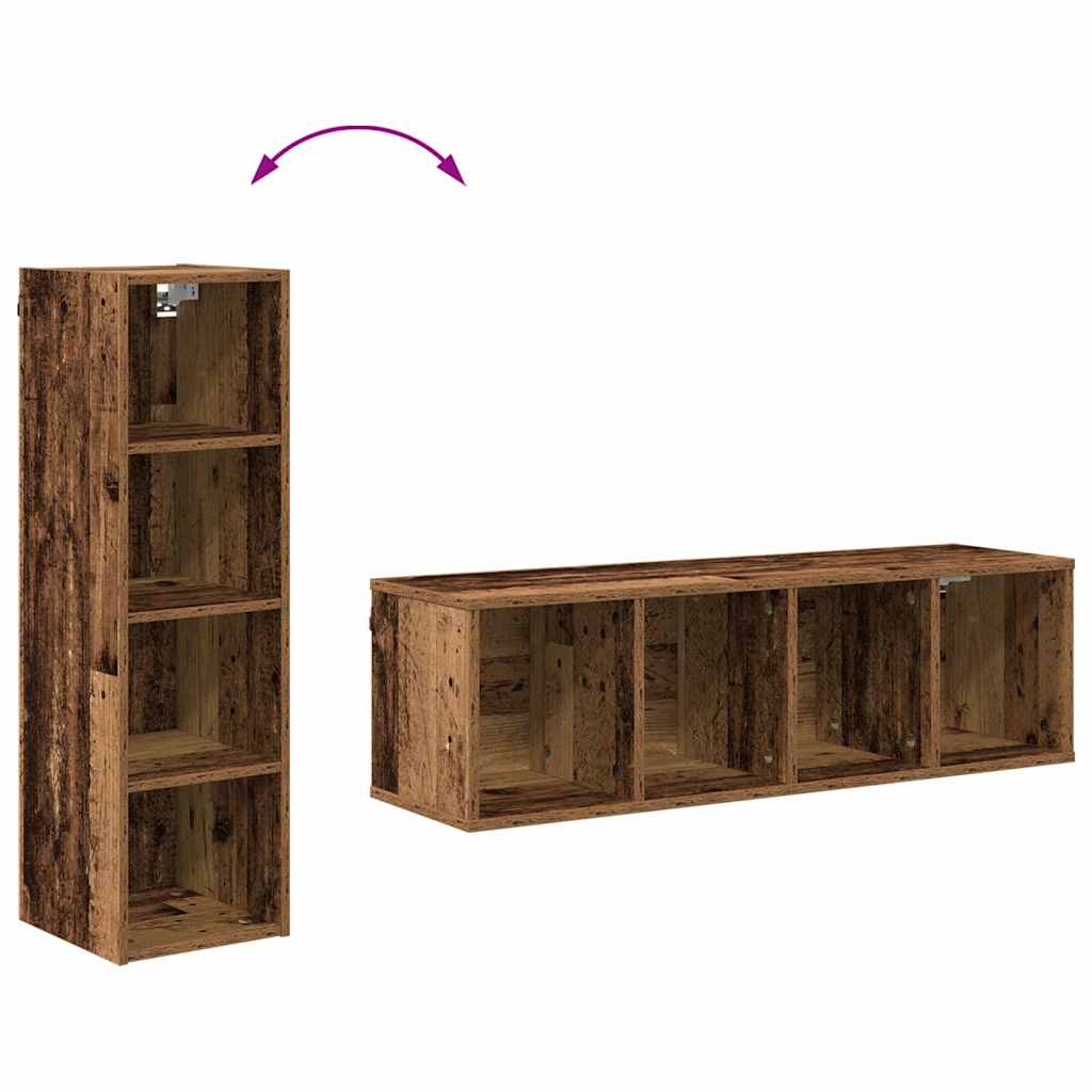 Armadio pensile Legno vecchio 30 x 29,5 x 100 cm