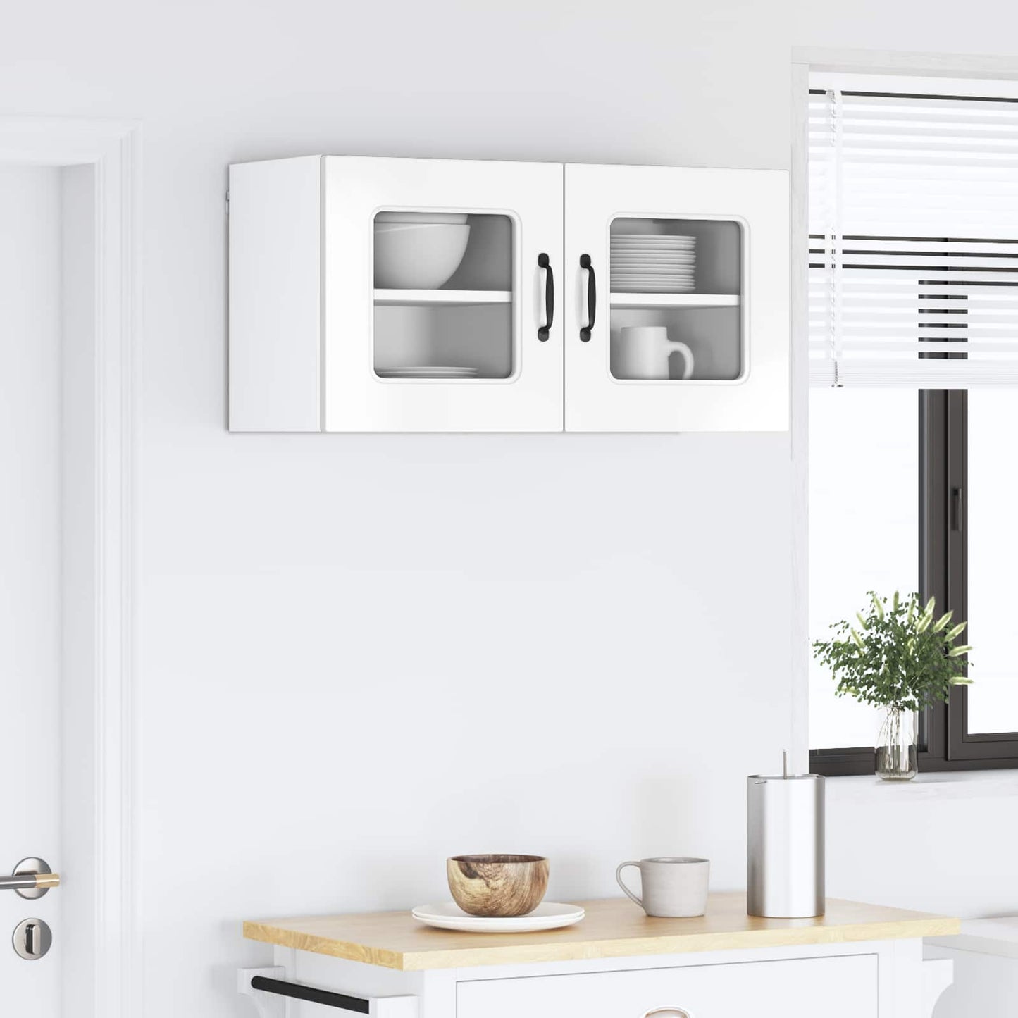 Pannello lavastoviglie Kalmar 2 pcs Bianco Lucido | homemem39