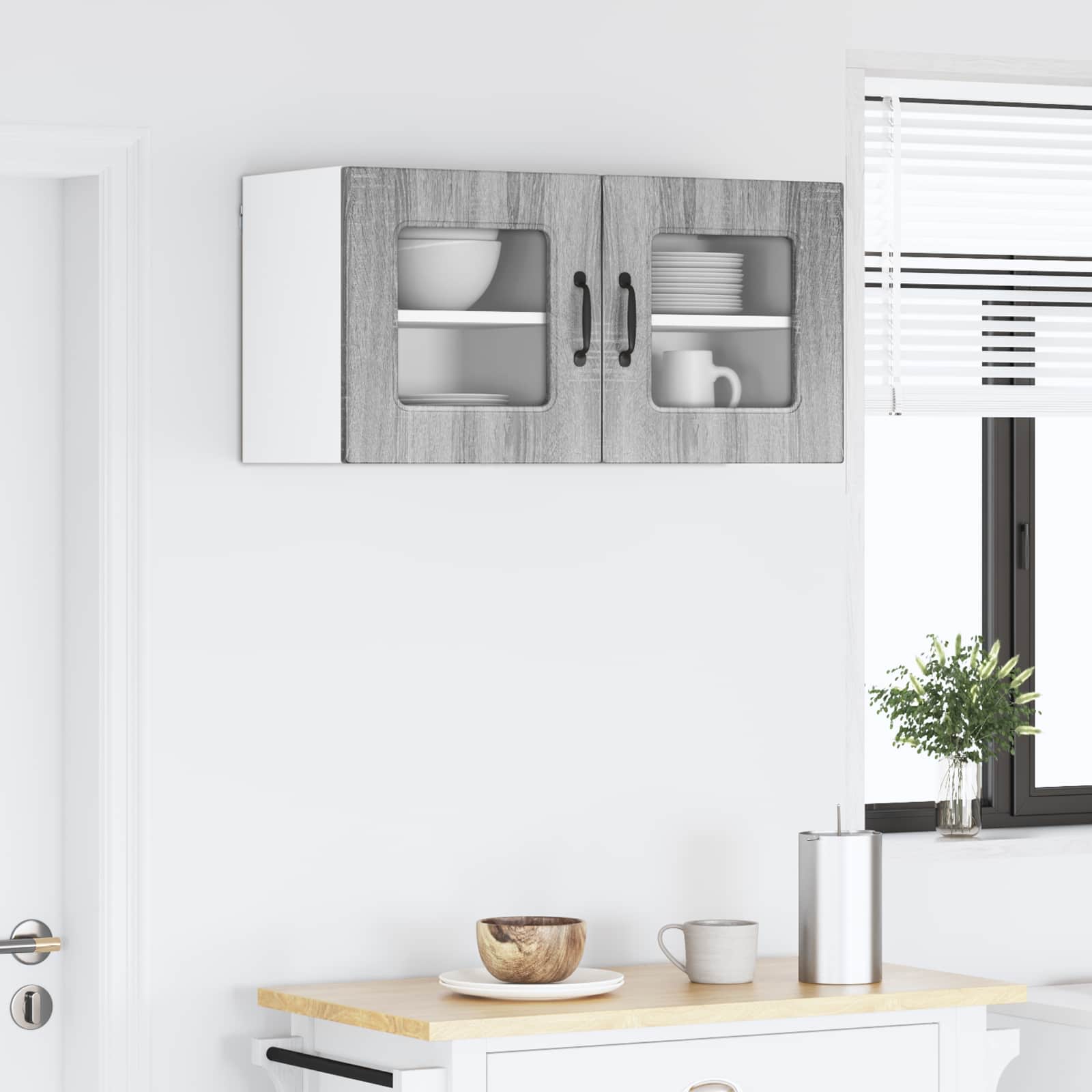 Pannello lavastoviglie Kalmar 2 pcs Grigio Sonoma | homemem39