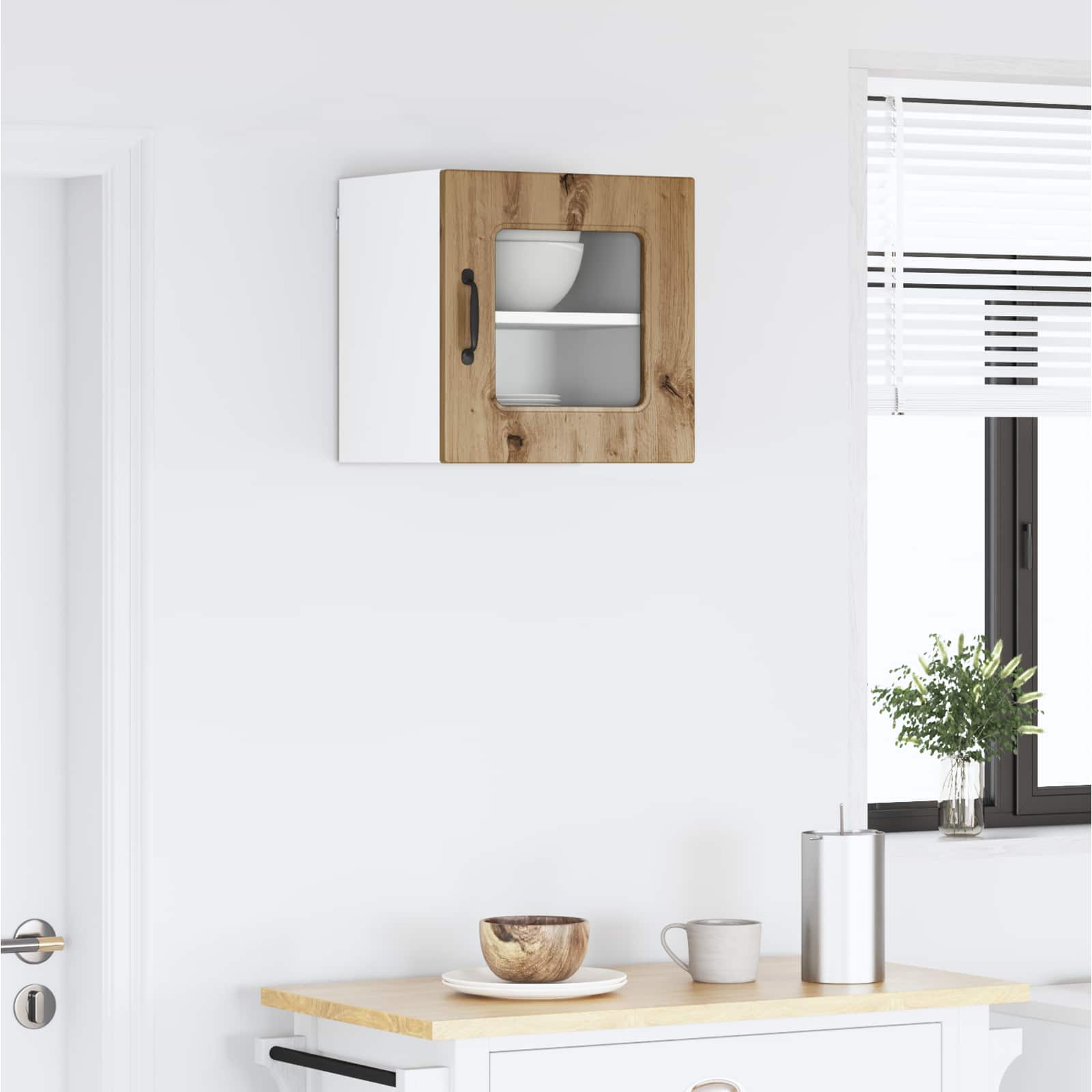 Pannello lavastoviglie Kalmar Rovere artigianale | homemem39