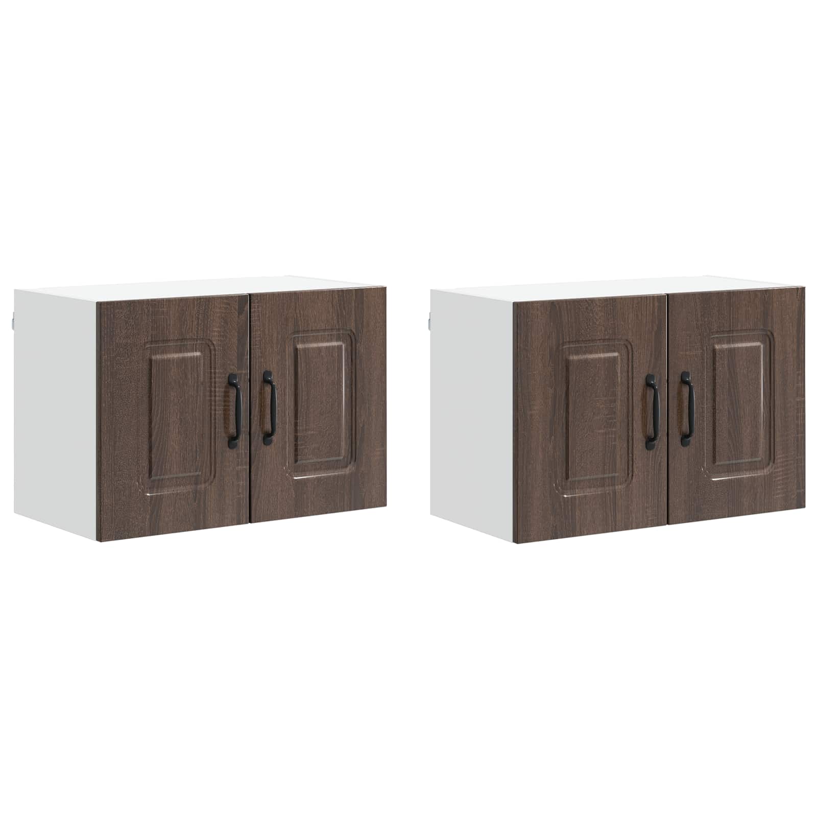 Pannello lavastoviglie Kalmar 2 pcs Rovere Marrone | homemem39