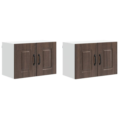 Pannello lavastoviglie Kalmar 2 pcs Rovere Marrone | homemem39