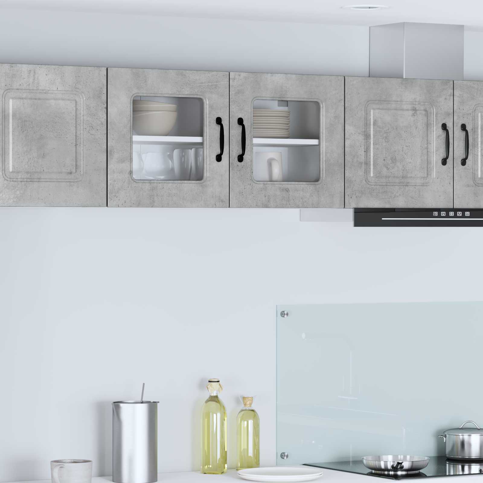Pannello lavastoviglie Kalmar Grigio cemento 80 x 31 x 40 cm | homemem39