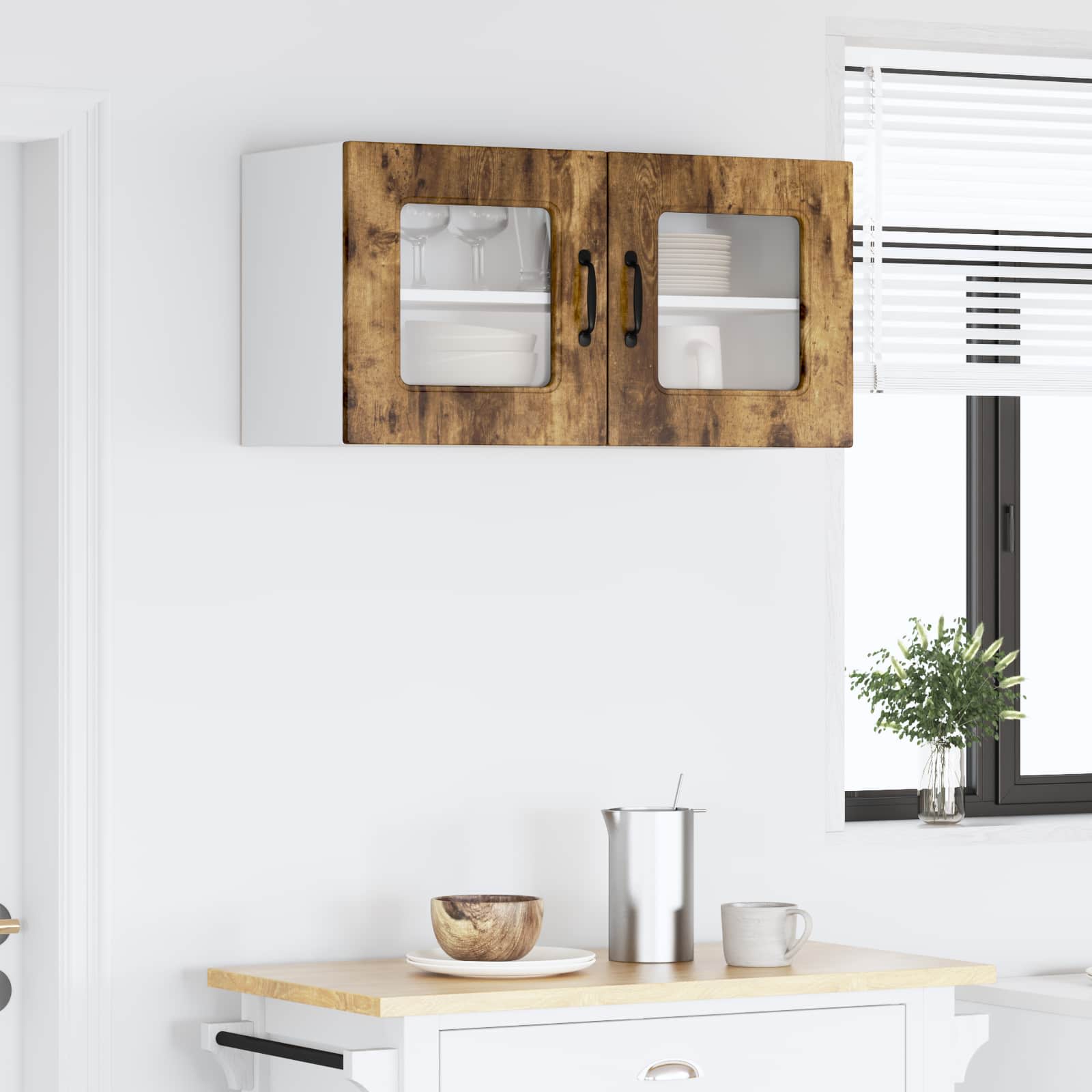 Pannello lavastoviglie Kalmar Rovere fumé 80 x 31 x 40 cm | homemem39