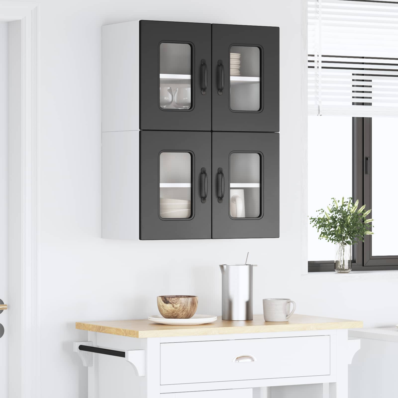 Pannello lavastoviglie Kalmar 2 pcs Nero 60 x 31 x 40 cm | homemem39
