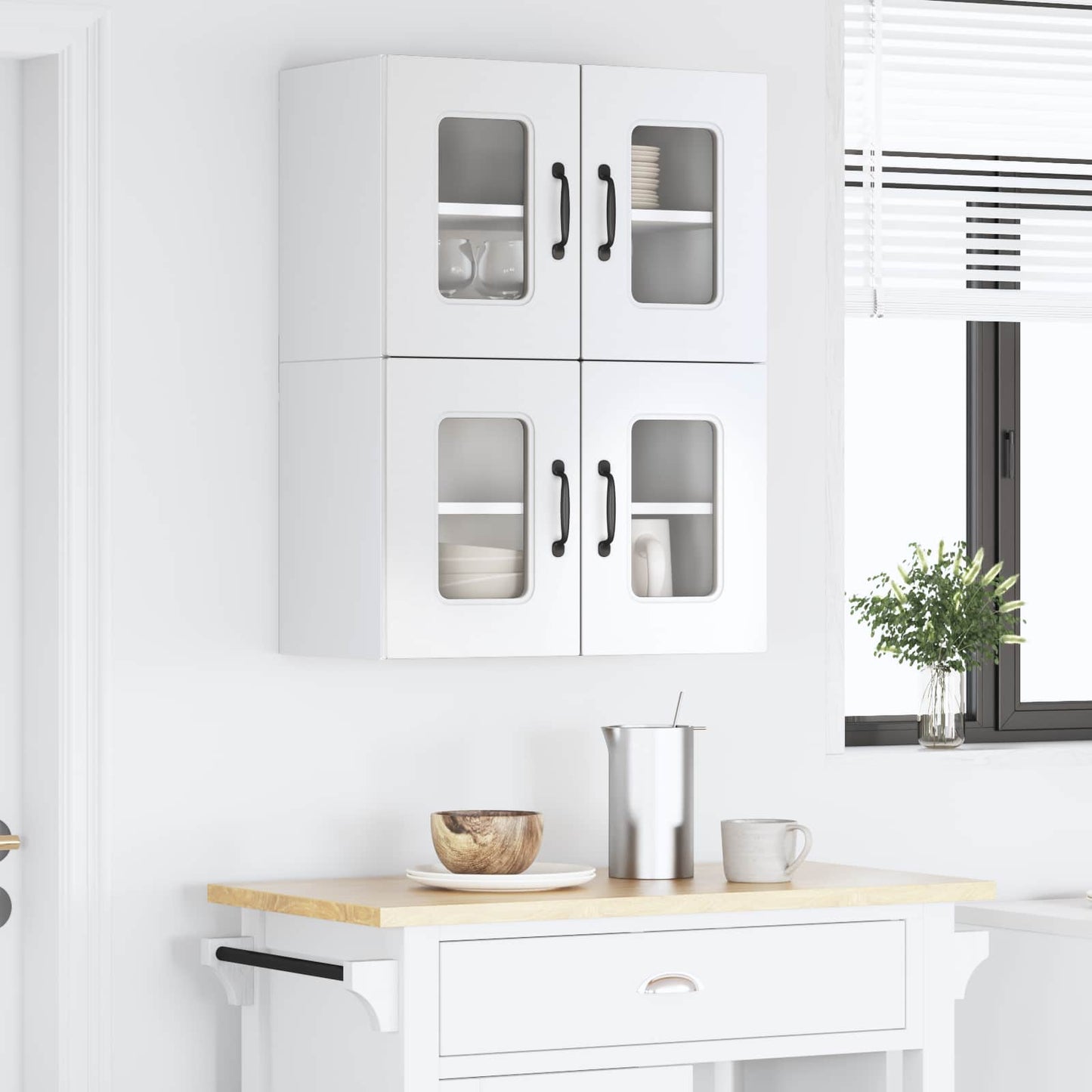 Pannello lavastoviglie Kalmar 2 pcs Bianco Lucido | homemem39