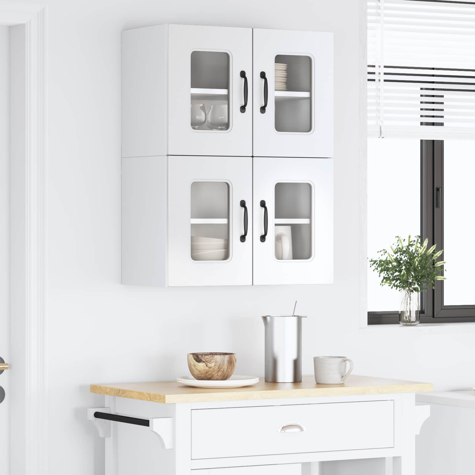 Pannello lavastoviglie Kalmar 2 pcs Bianco Lucido | homemem39