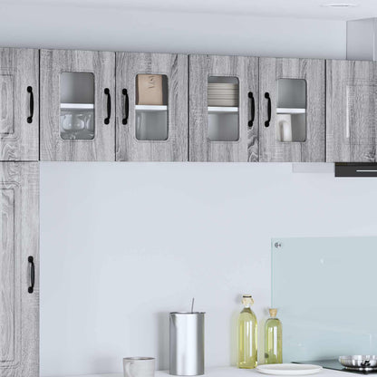 Pannello lavastoviglie Kalmar 2 pcs Grigio Sonoma | homemem39