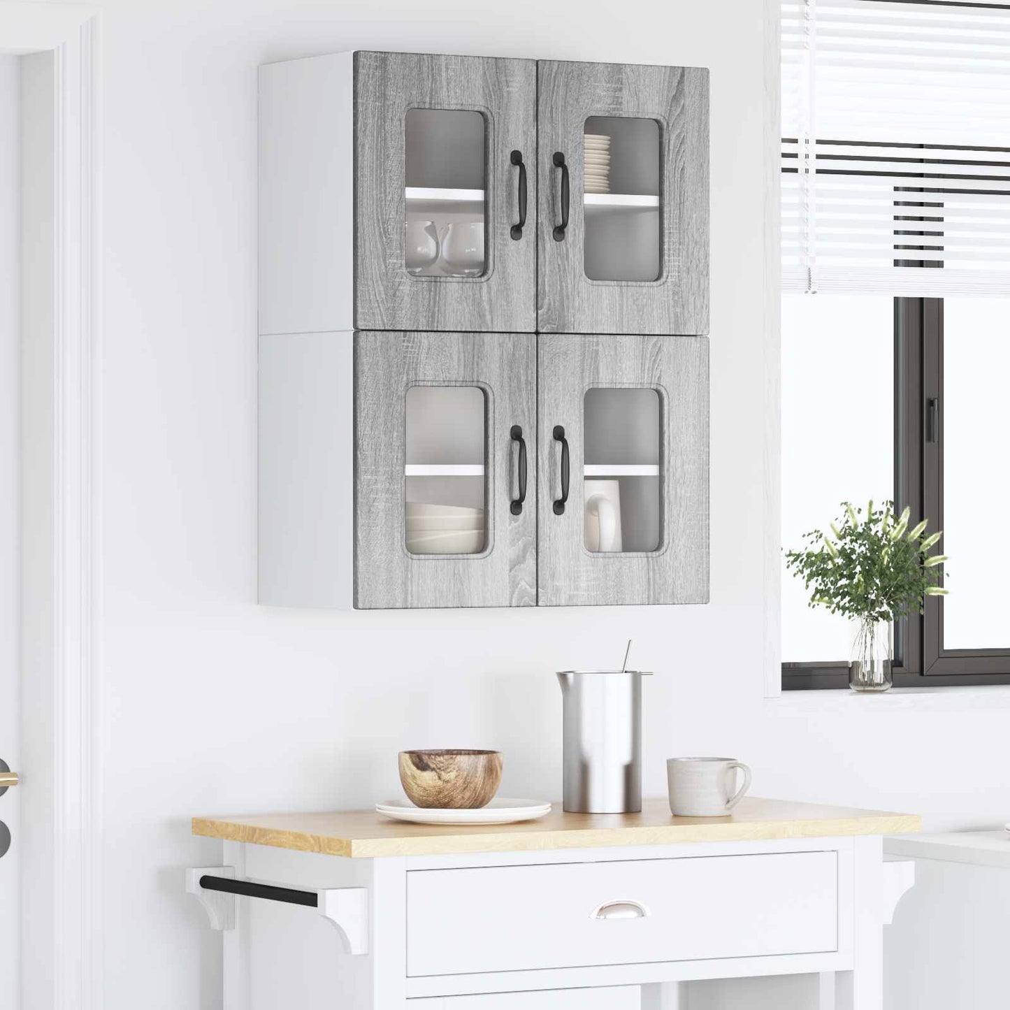 Pannello lavastoviglie Kalmar 2 pcs Grigio Sonoma | homemem39