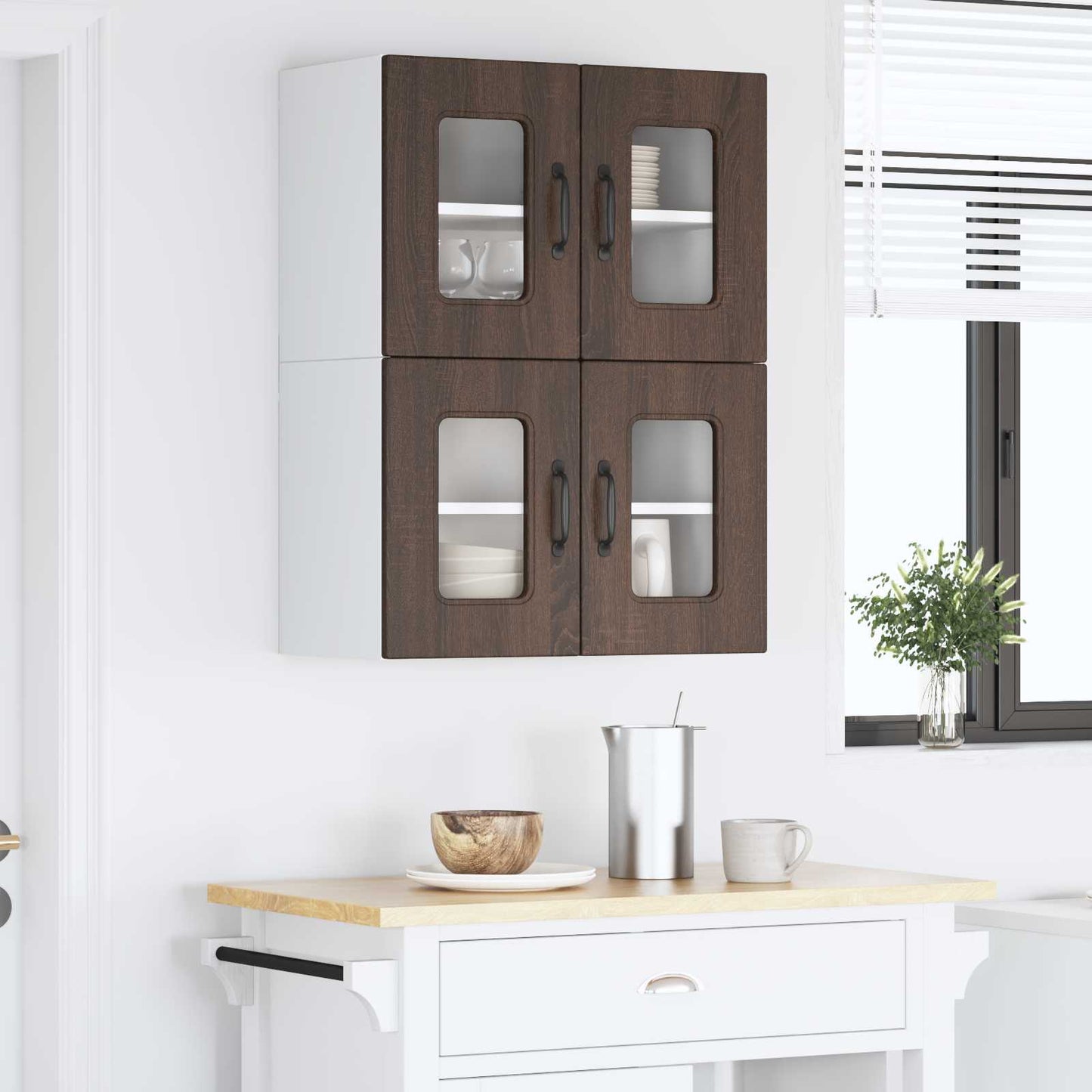 Pannello lavastoviglie Kalmar 2 pcs Rovere Marrone | homemem39