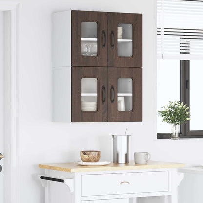 Pannello lavastoviglie Kalmar 2 pcs Rovere Marrone | homemem39