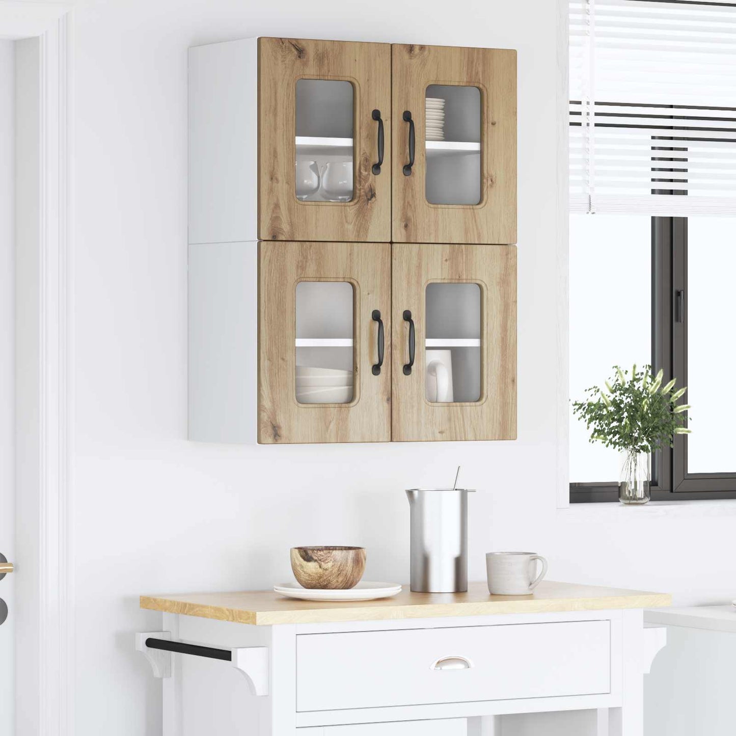 Pannello lavastoviglie Kalmar 2 pcs Rovere artigianale | homemem39